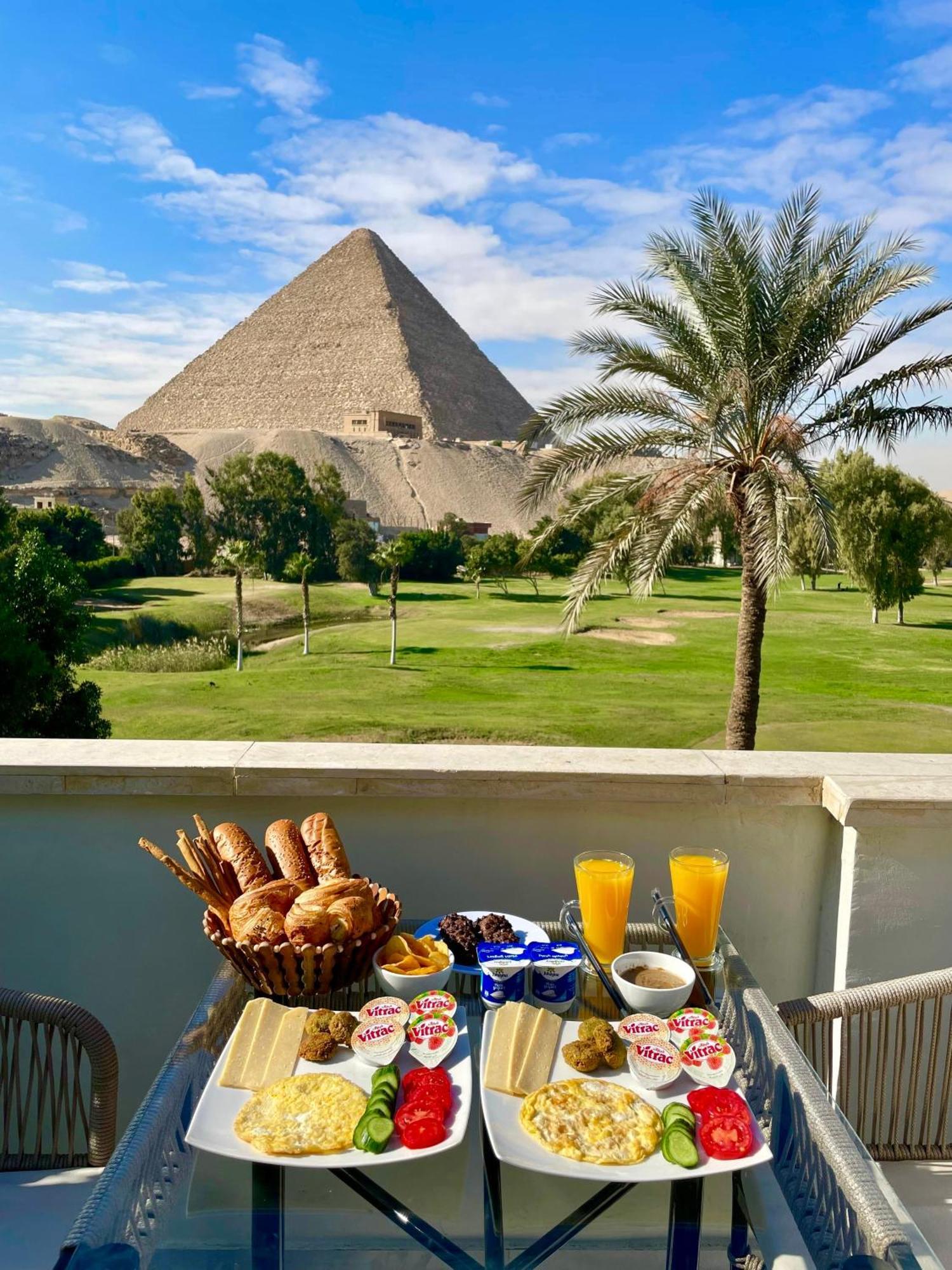New Glamour Pyramids Hotel Kafret el-Gabal Exteriör bild