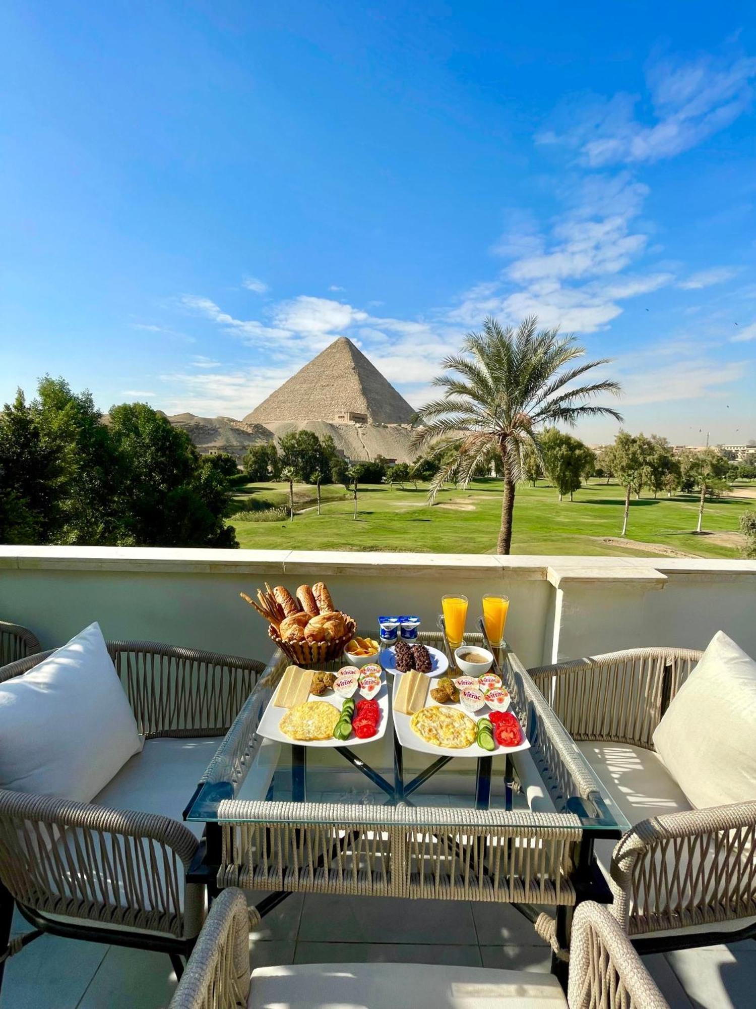 New Glamour Pyramids Hotel Kafret el-Gabal Exteriör bild