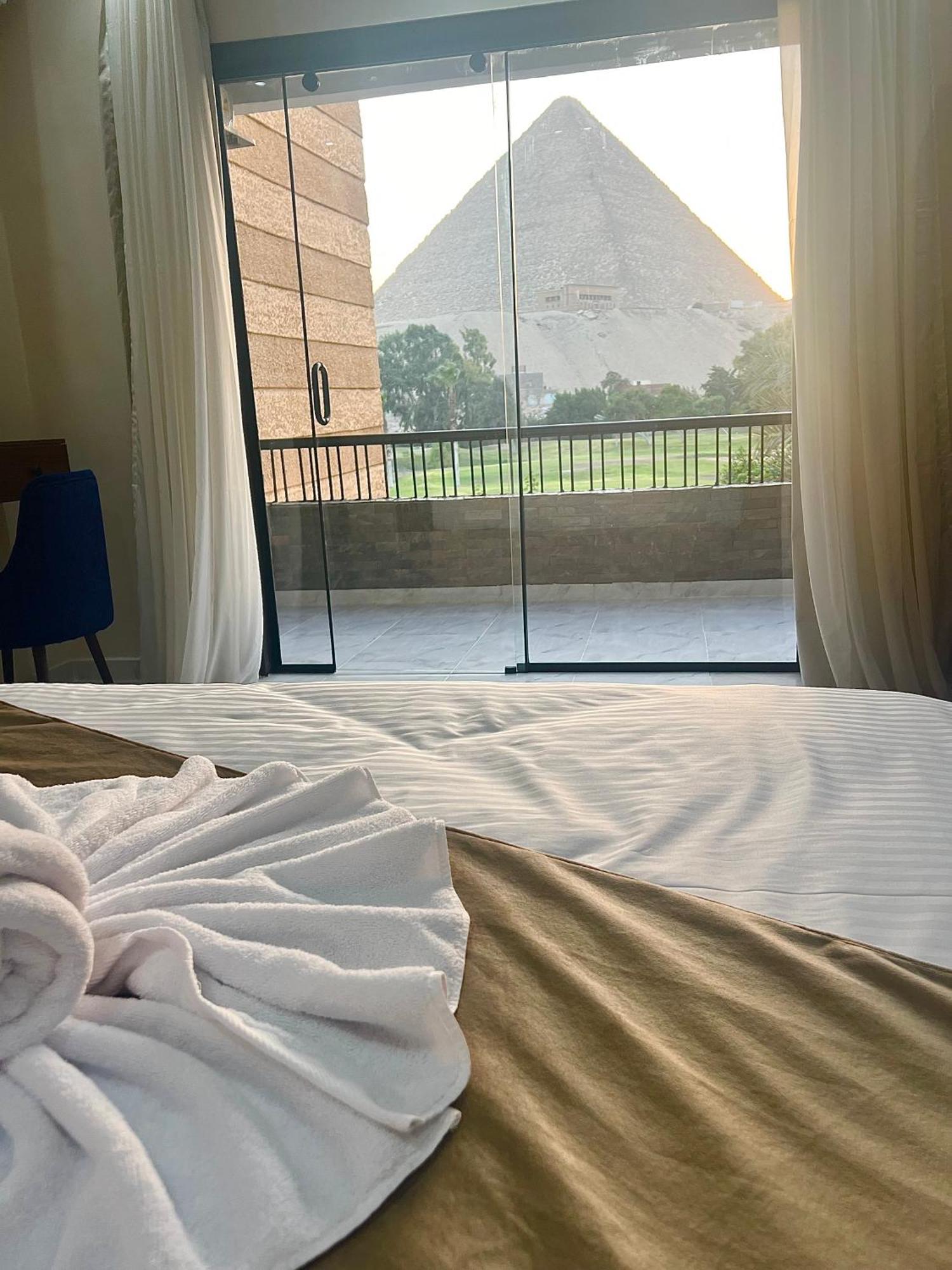 New Glamour Pyramids Hotel Kafret el-Gabal Exteriör bild