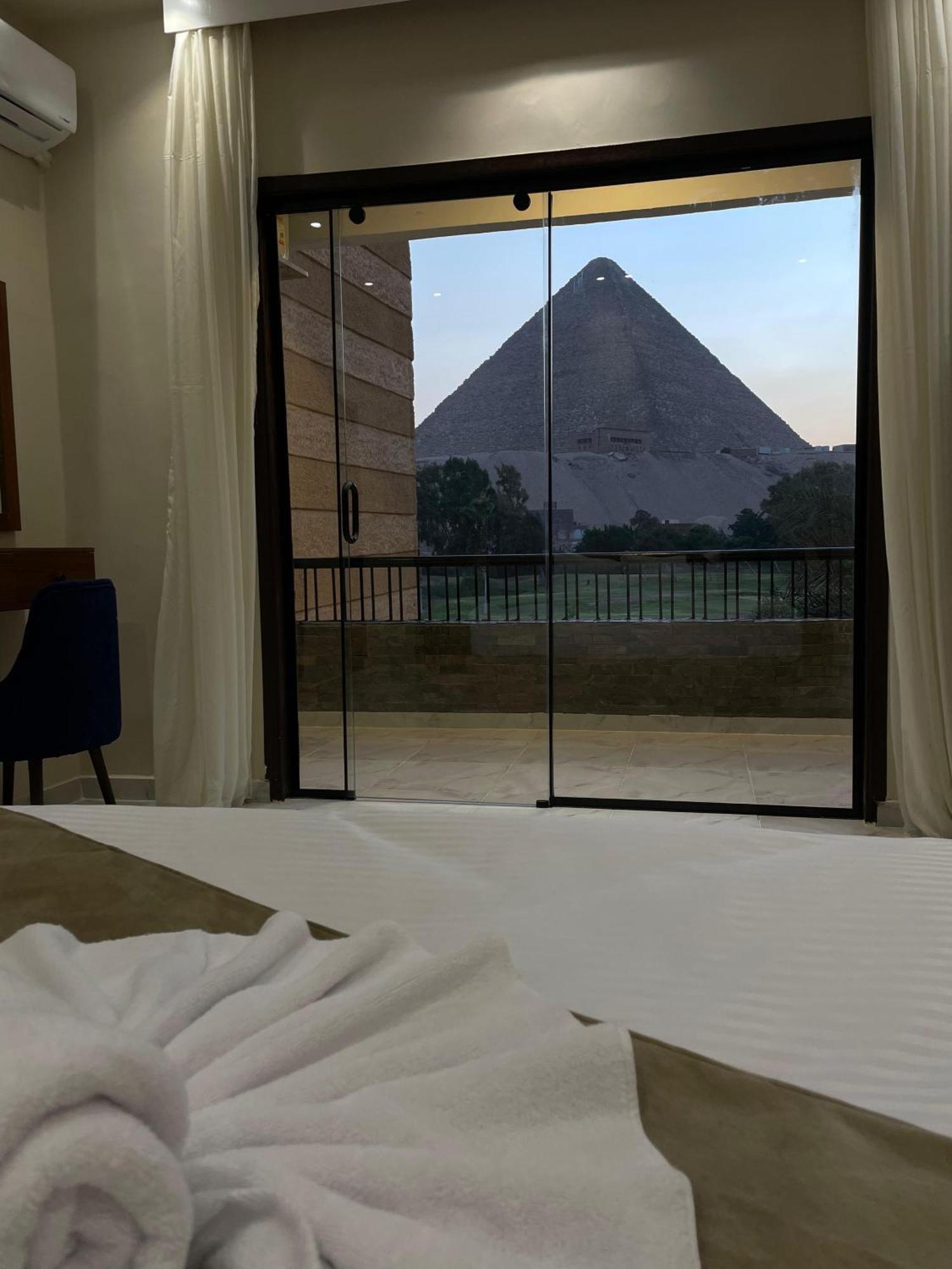 New Glamour Pyramids Hotel Kafret el-Gabal Exteriör bild