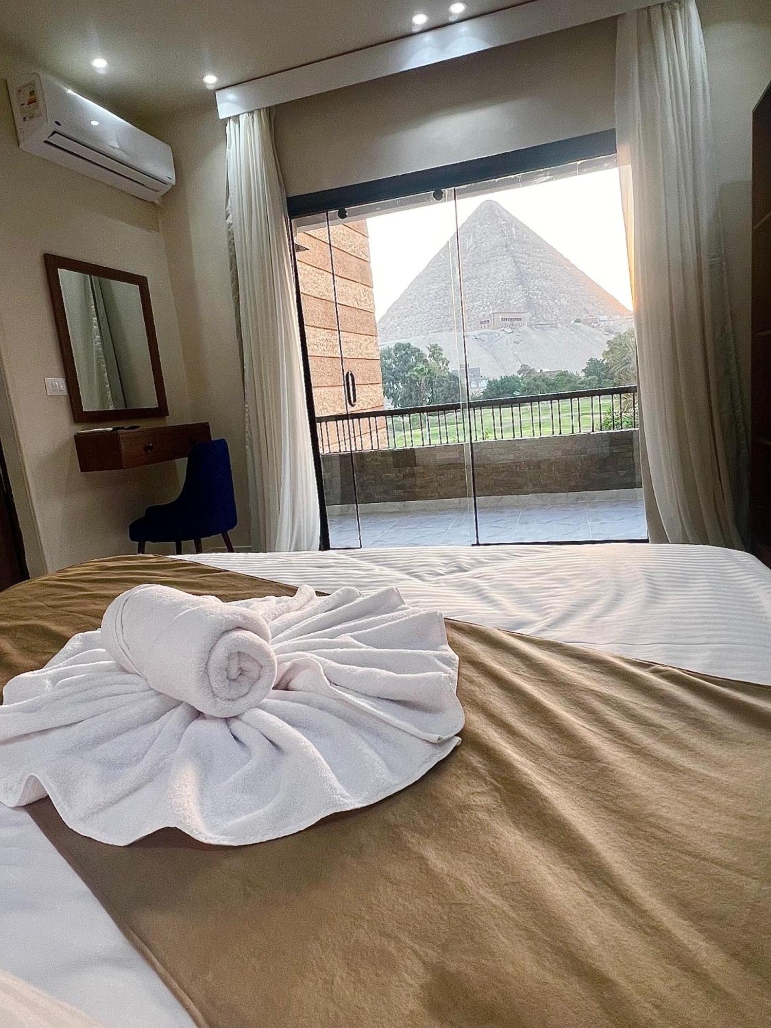 New Glamour Pyramids Hotel Kafret el-Gabal Exteriör bild