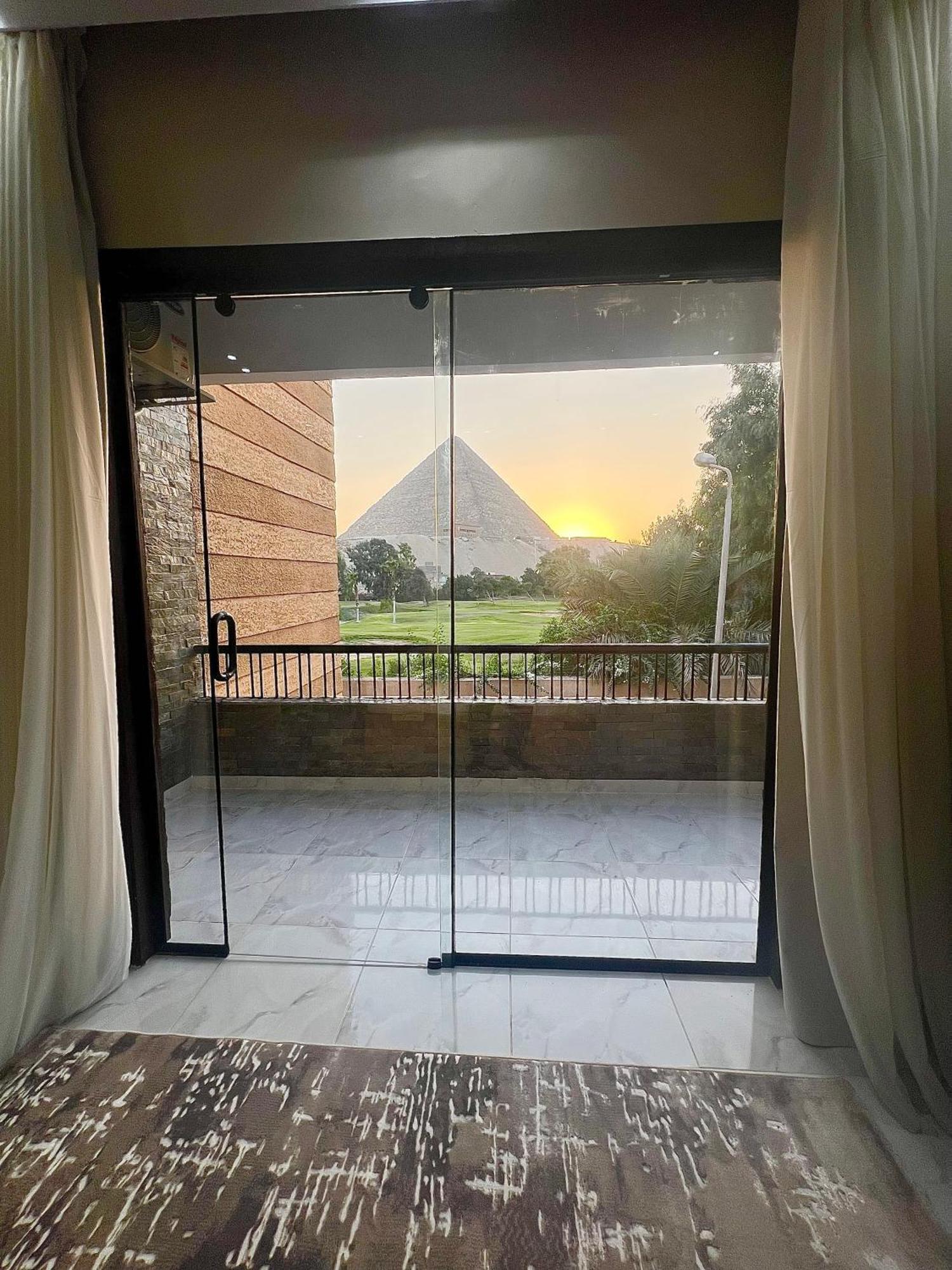 New Glamour Pyramids Hotel Kafret el-Gabal Exteriör bild