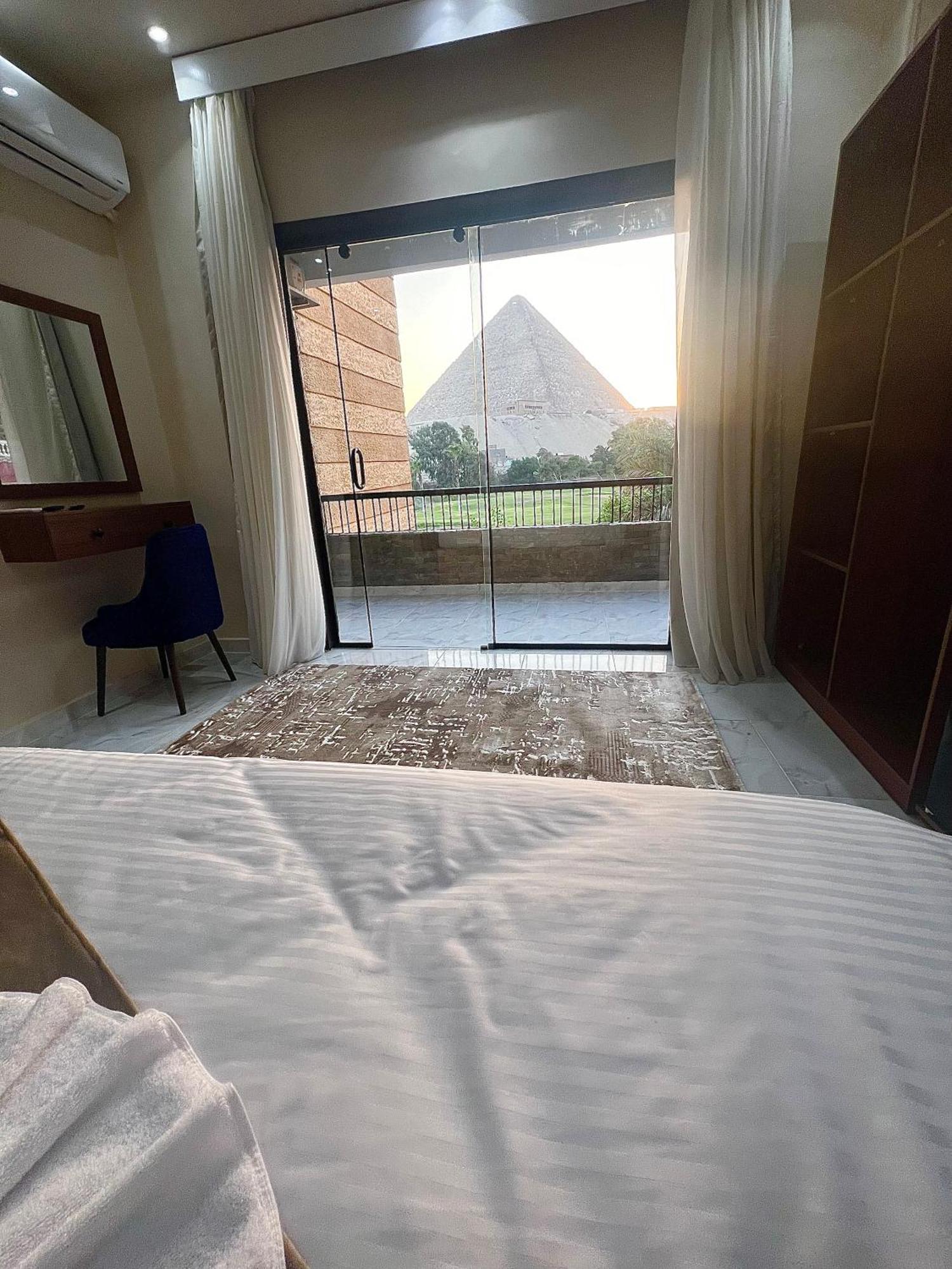 New Glamour Pyramids Hotel Kafret el-Gabal Exteriör bild