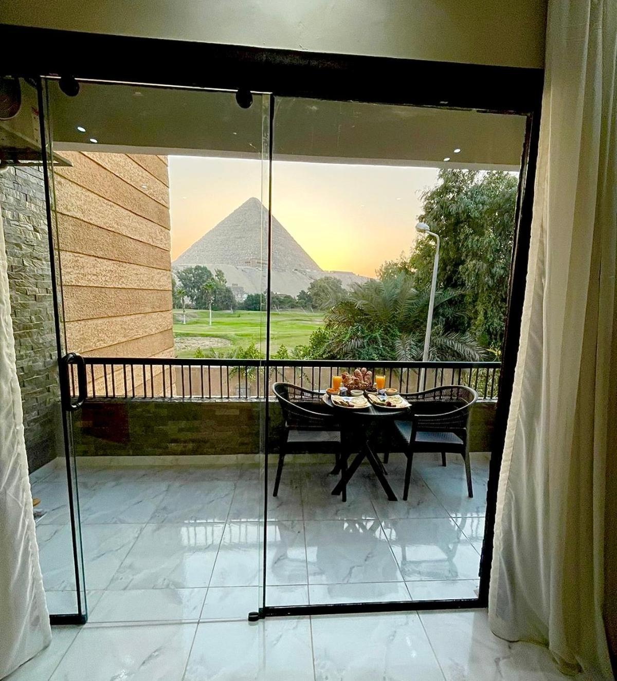 New Glamour Pyramids Hotel Kafret el-Gabal Exteriör bild