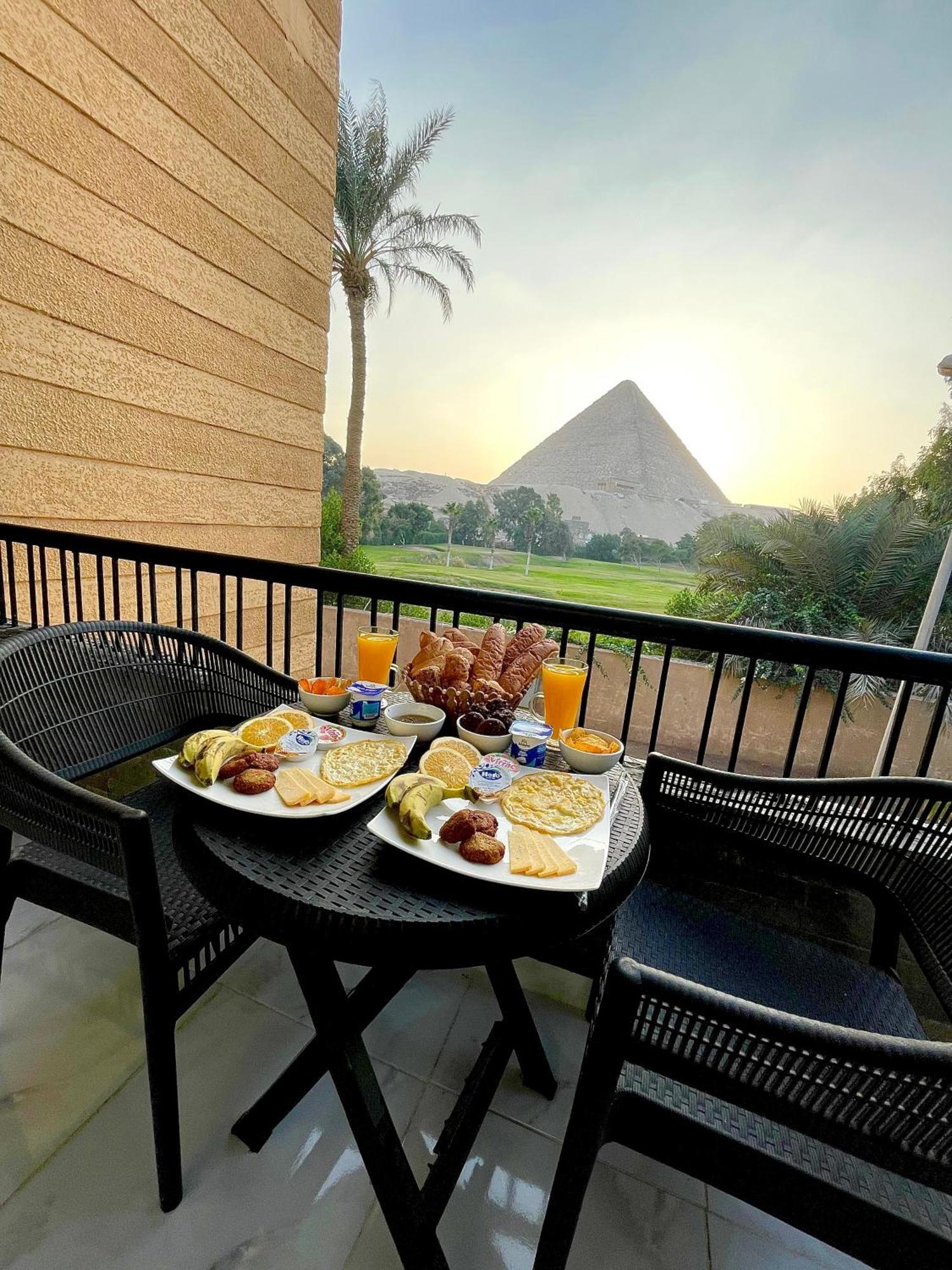 New Glamour Pyramids Hotel Kafret el-Gabal Exteriör bild