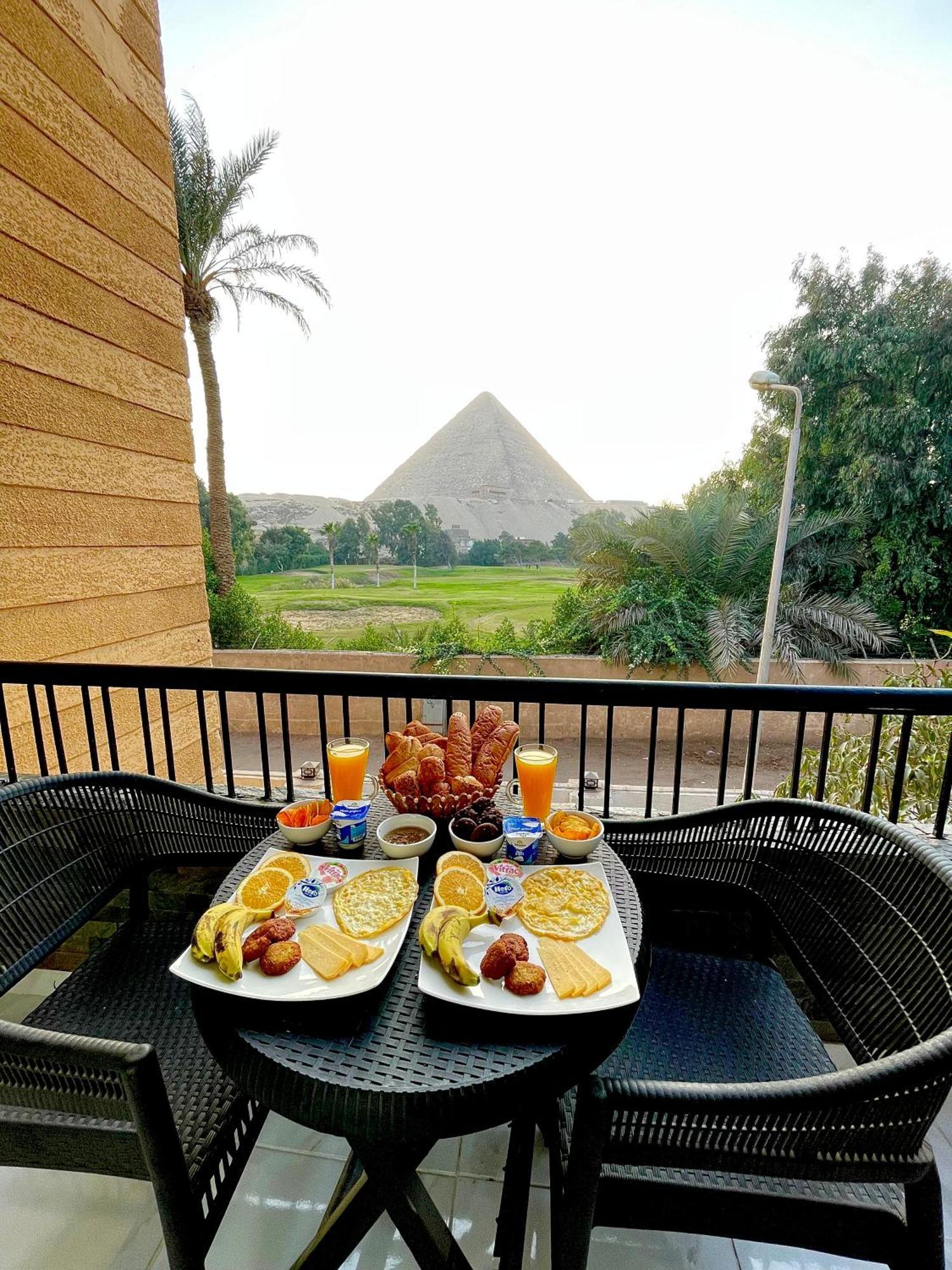New Glamour Pyramids Hotel Kafret el-Gabal Exteriör bild